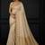Off white woven design zari silk blend saree