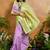 Purple ethnic motifs woven design saree with unstitched blouse