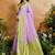 Purple ethnic motifs woven design saree with unstitched blouse