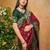 Maroon ethnic motifs woven design saree with unstitched blouse