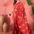 Red woven design banarasi saree with blouse piece