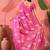 Pink floral woven design zari kanjeevaram saree