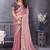 Pink embroidered lace border with matching blouse piece