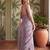 Lavender floral embroidered tissue designer saree