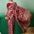 Maroon zari woven kanjeevaram saree with blouse