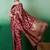 Maroon zari woven kanjeevaram saree with blouse