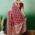 Maroon zari woven kanjeevaram saree with blouse
