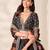 Black Embroidered Silk Blend Wedding Lehenga Choli Set