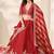 Red Embroidered Silk Blend Bridal Lehenga Choli Set