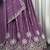 Purple Resham Embroidered Silk Blend Party Wear Lehenga Choli