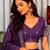 Purple Resham Embroidered Silk Blend Party Wear Lehenga Choli