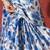 White ready to wear satin floral digital printed saree