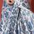 White ready to wear satin floral digital printed saree