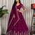 Magenta Zari Embroidered Silk Blend Festive Lehenga Choli Set