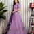 Lavender Mirror Work Navratri Lehenga Choli Set