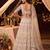 Beige Zari Embroidered Net Party Wear Lehenga Choli Set