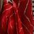 Red laheriya printed georgette ready to wear saree