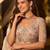 Beige Zari Embroidered Net Party Wear Lehenga Choli Set