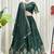 Green Zari Embroidered Silk Blend Festive Lehenga Choli Set