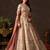 Ivory Zari Embroidered Silk Blend Wedding Lehenga Choli