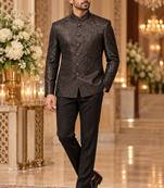 Black jodhpuri bandhgala ethnic wear