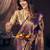 Purple zari art silk designer dharmavaram saree