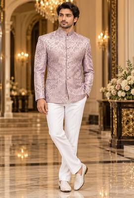 Pink jodhpuri bandhgala ethnic wear 1
