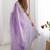 Purple tissue silk sequence embroideried border blouse piece & sarees
