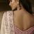 Off white zari organza with gotta patti  aari work designer saree