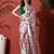 Off white ready to wear satin floral digital printed saree