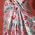 Off white ready to wear satin floral digital printed saree
