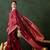 Red woven design kanjeevaram saree with blouse piece