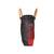 Black and red tote
