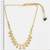 Gold plated kundan grey beaded choker necklace
