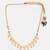 Gold plated kundan pink stones choker necklace