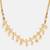Gold plated kundan pink stones choker necklace