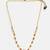 Gold plated kundan brown stones choker necklace