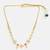 Gold plated kundan pink stone choker necklace