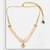 Gold plated kundan pink stone beaded multi layered choker necklace