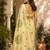 Cream cream printed chanderi cotton ready to wear saree