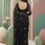 Black embroidered sarees with blouse piece