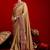 Beige sarees embroidered saree with unstitched blouse piece