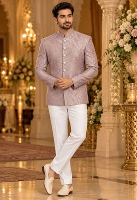 Pink jodhpuri bandhgala ethnic wear 1