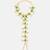 Gold plated kundan green haathphool