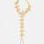 Gold plated kundan pink white beaded haathphool