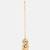 Gold plated kundan white beaded maang-tikka