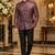 Wine jodhpuri bandhgala ethnic wear