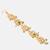 Gold plated kundan green stone parandi