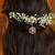 Gold plated kundan white stone hair pin