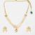 Gold plated kundan pink stone beaded necklace-sets